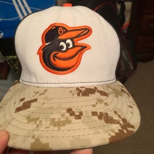 Fitted Baltimore Orioles hat camp